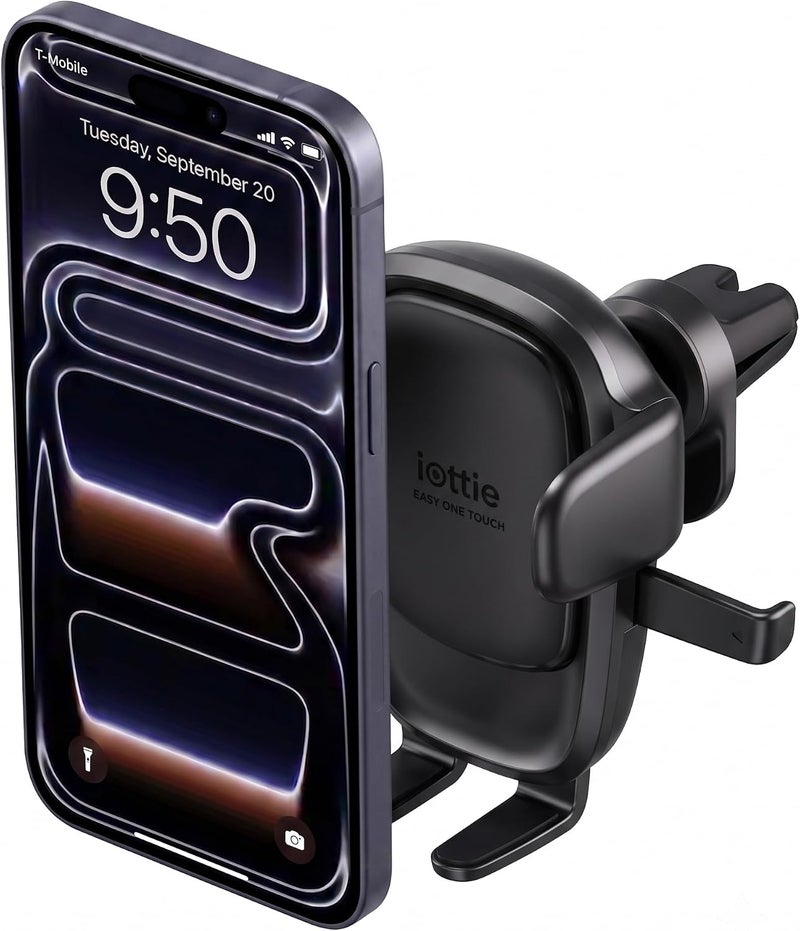 iOttie Easy One Touch 6 Air Vent Car Phone Mount - Universal Cell Phone Holder for iPhone, Google, Samsung, Moto, Huawei, Nokia, LG, and All Other Smartphones - Image 1