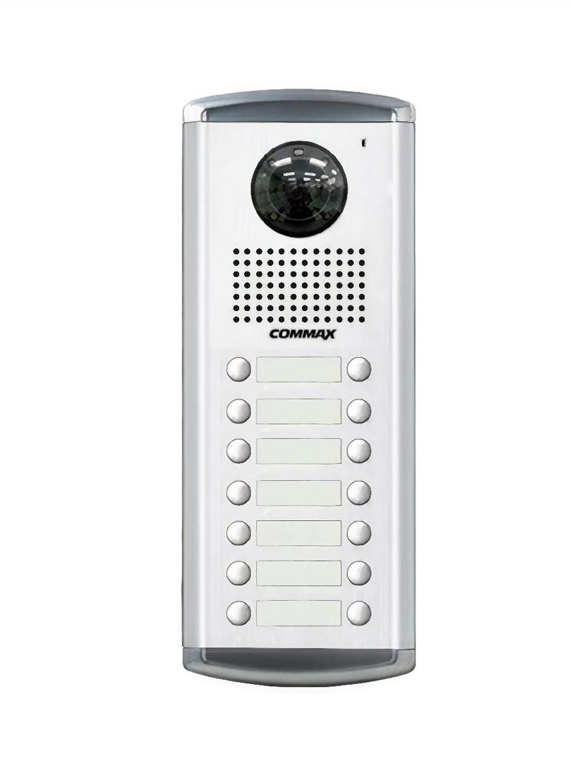 A 1/3″ color gate camera from Commax for 14 apartments,