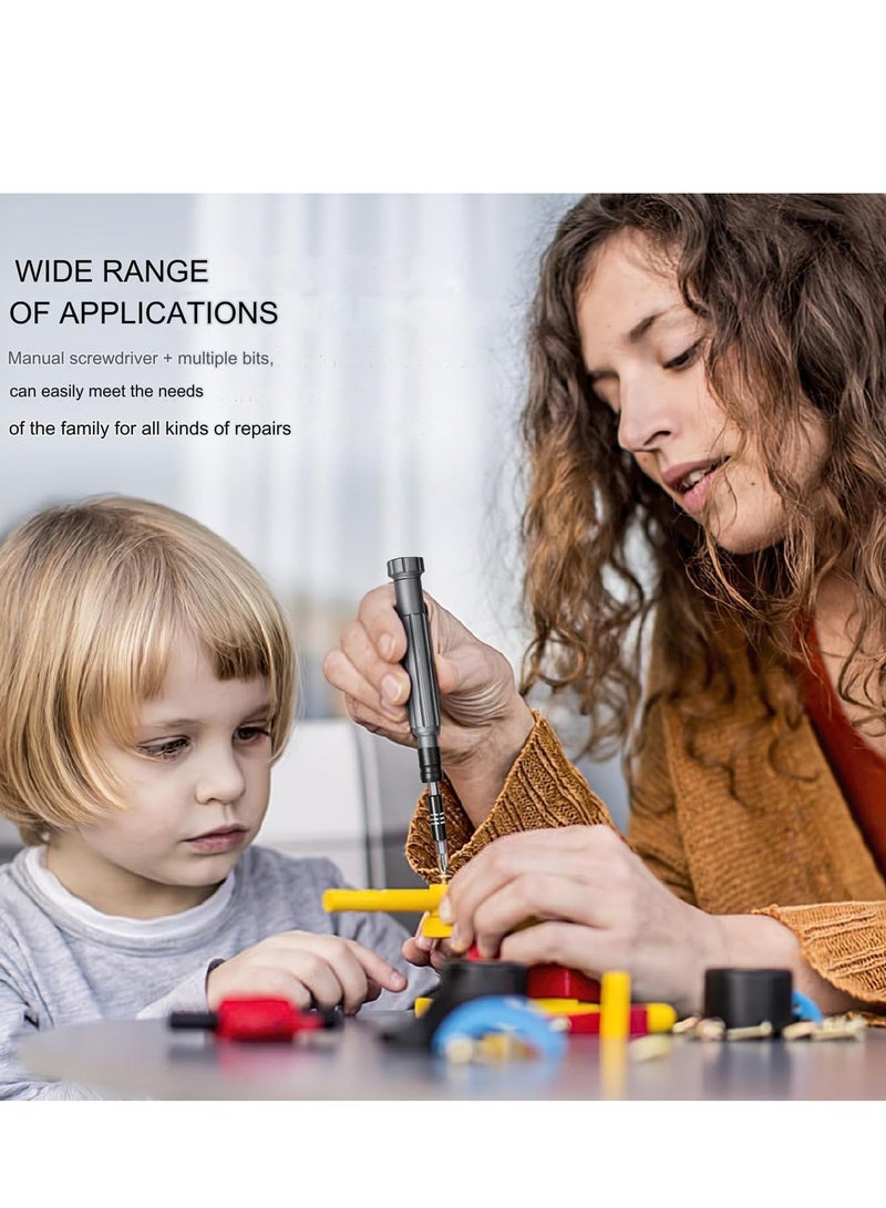 حومة مجموعات مفكات HOUMT، مجموعة أدوات مغناطيسية 130 في 1، لقمة توركس ميكانيكية دقيقة مع مجموعة أدوات عمود مرن، مجموعة مفك براغي للهاتف المحمول، والهواتف الذكية، وأجهزة الألعاب، والكمبيوتر اللوحي، والكمبيوتر الشخصي (برتقالي) - Image 4