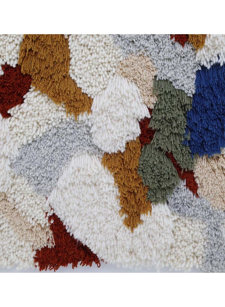 Ramsha Handmade Wall Hanging wall decor for bedroom living room WH-047 wool wall rug 80x120 cm - Image 2