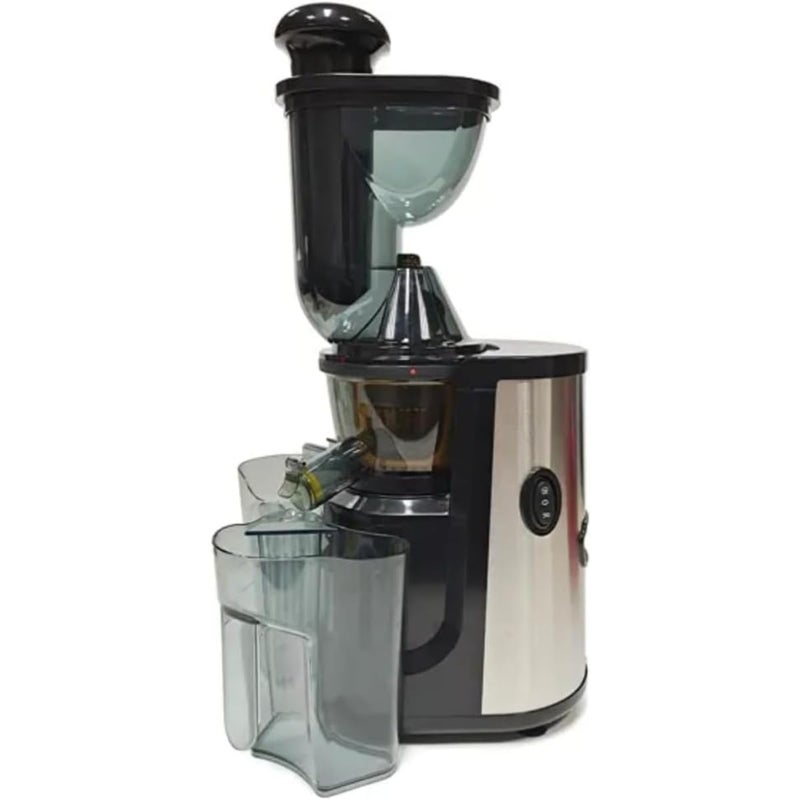 ZAMZIN Best Slow Juicer Machine: Cold Press Juicer, Mixer Grinder, Orange Juice Maker with Wide Mouth, Easy Clean, High Juice Yield for Fruits & Vegetables - Stainless Steel, Quiet Operation, Anti-Drip Design - Image 1