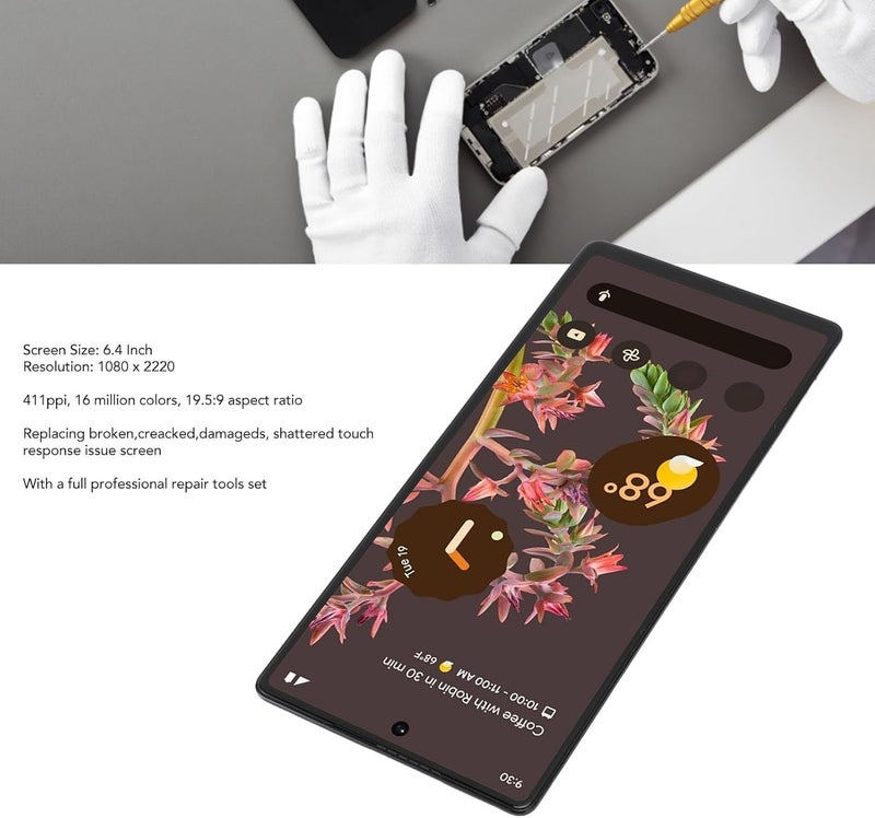 Display Screen Numbers Assembly, 6 5G GB7N6 G9S9B16 Touch Display, Resolution 1080 X 2220, Aspect Ratio 19.5:9 with Multi-Touch, Compatible for 6 5G - Image 4