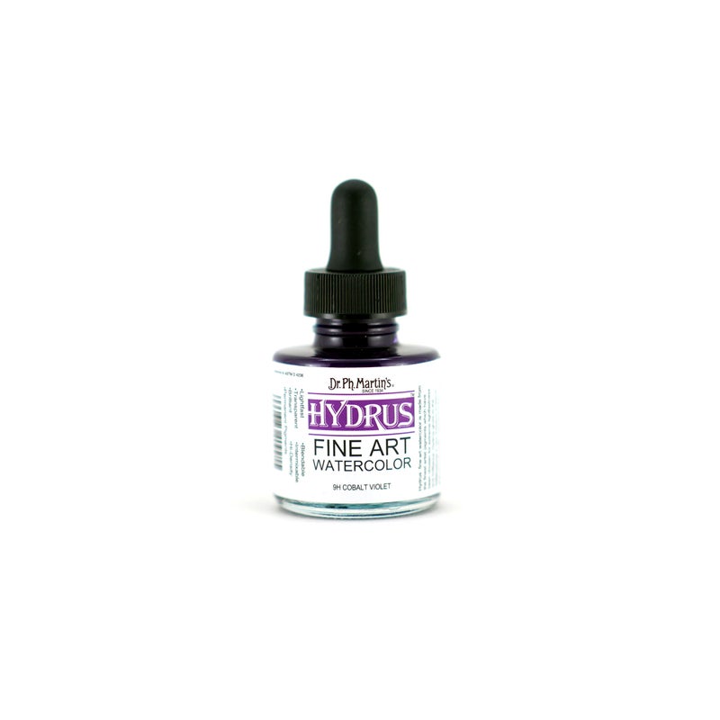 Dr Ph Martins Hydrus Fine Art Watercolor 10 oz Cobalt Violet 9H 4002509H