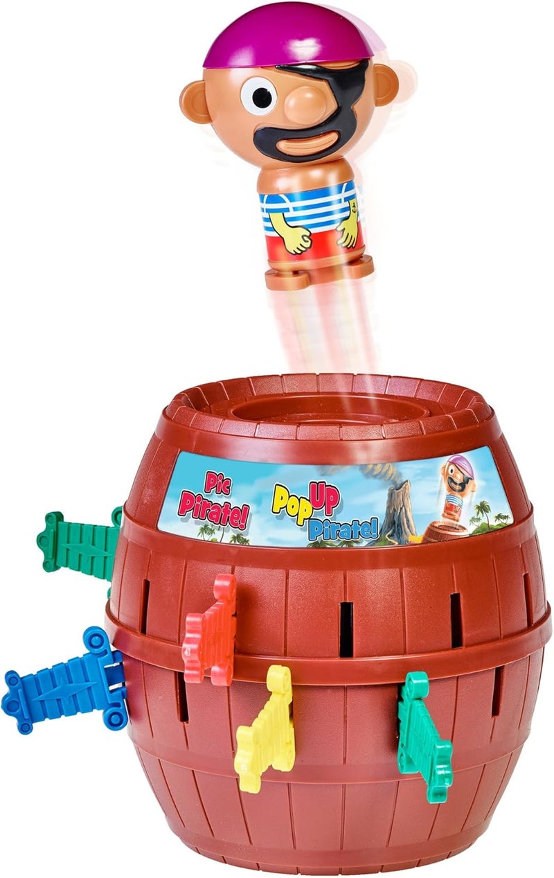 TOMY لعبة القراصنة المنبثقة - ألعاب عائلية وألعاب للأطفال في مرحلة ما قبل المدرسة لليلة ألعاب عائلية - أنشطة عطلة الشتاء - ألعاب للبنات والأولاد - 2-4 لاعبين - للأعمار من 4 سنوات وما فوق - Image 2