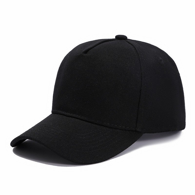 New Mao Qing Solid Color Light Plate Baseball Cap Printing Printing Picture Advertising Cap Customized Summer Outdoor Sunscreen Cap - Image 1