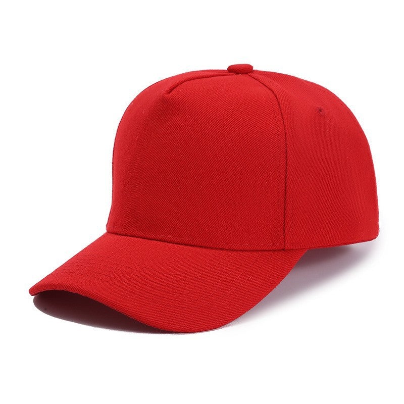 New Mao Qing Solid Color Light Plate Baseball Cap Printing Printing Picture Advertising Cap Customized Summer Outdoor Sunscreen Cap - Image 4