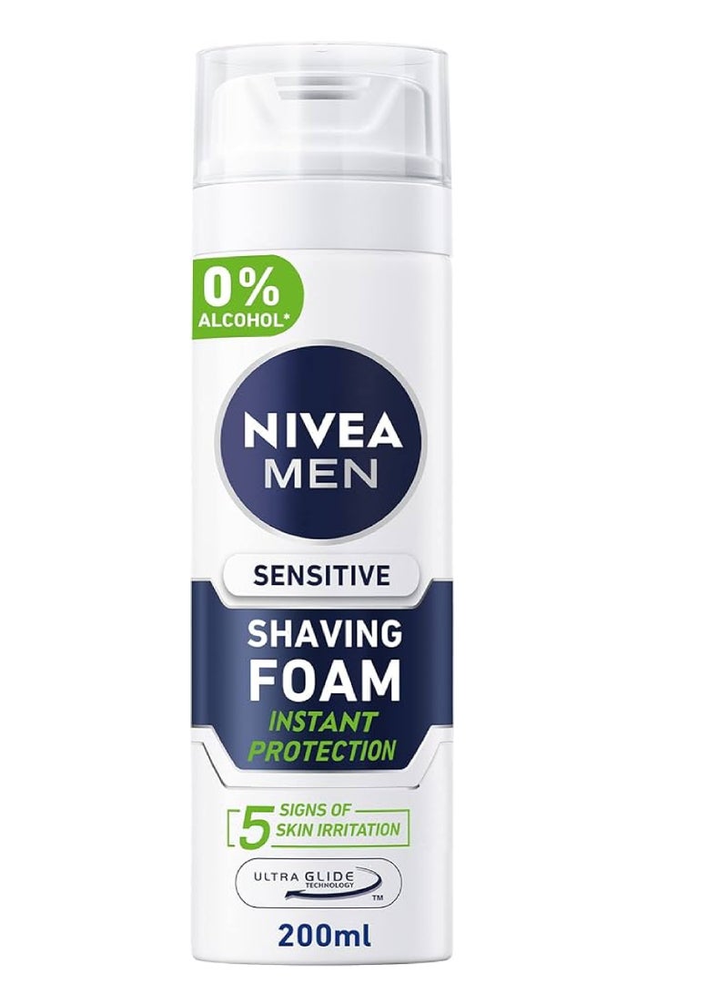 Nivea رغوة حلاقة نيفيا للرجال الحساسة 200 مل