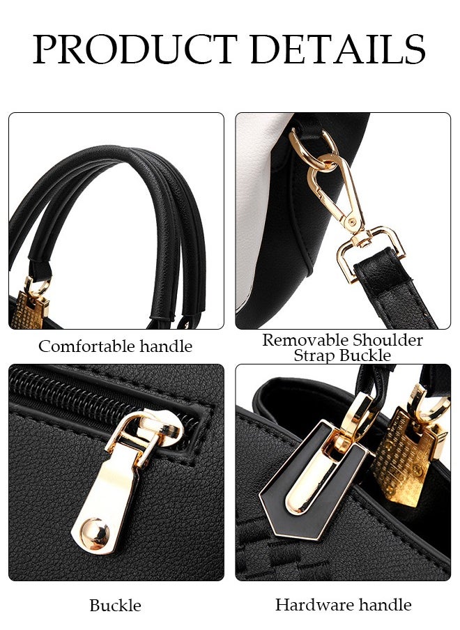 Women's Vintage Tote Bag Handbags with Large Capacity Faux Leather Shoulder Bag Ladies Fashion Designer Satchel Crossbody Bag with Detachable Strap for Ladies - pzsku/Z7D637913F8D4AD29BEBFZ/45/_/1697676218/55b01954-6b28-48e9-b922-8530dcd6d88d