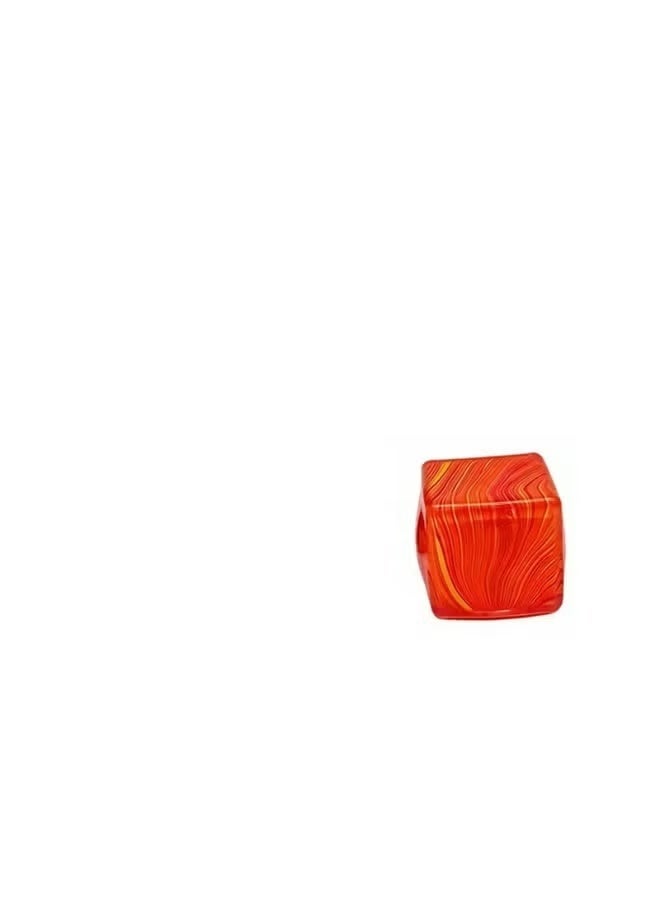 Needoh Squishy Stress Cube Fidget Toy Kids Adults, games with a Super Solid Squish, Sensory Toys for Kids with Autism Stress Balls for Kids Squeeze Toy for Anxiety Stress Relief Gifts, Your Best Mellow and Chill（RED） - Image 2