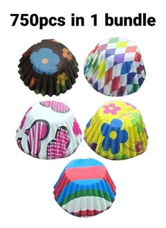 CATANES 750pcs Cupcake Liners Muffin Baking Cup cake mold for Birthday Party Wedding  - Image 1