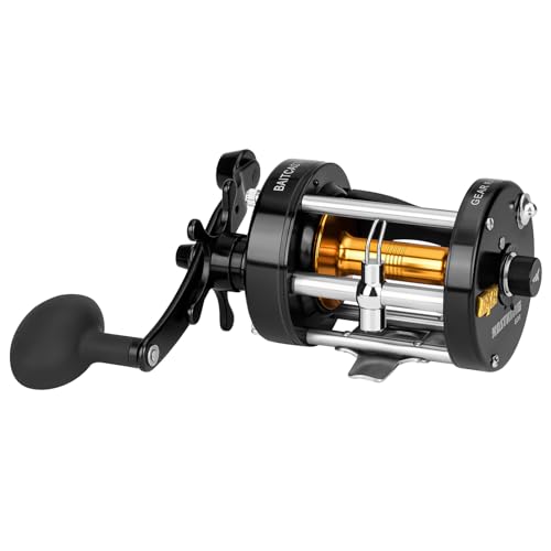 KastKing Rover Round Baitcasting Reel Right Handed Fishing ReelRover50Black - Image 1