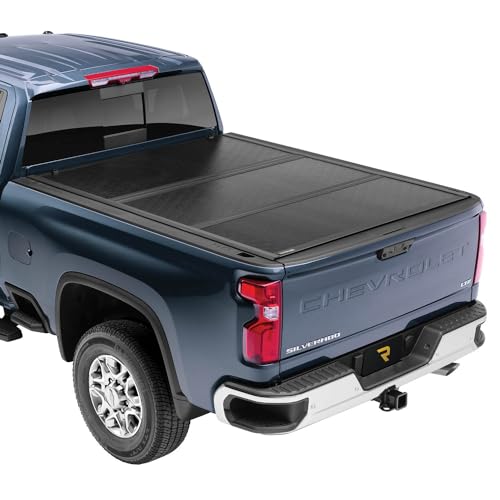 RealTruck Gator Covers Gator EFX Hard Tri-Fold Truck Bed Tonneau Cover | GC14024 | Fits 2020 - 2023 Chevy/GMC Silverado/Sierra 2500/3500HD 6' 10" Bed (82.2") - Image 1