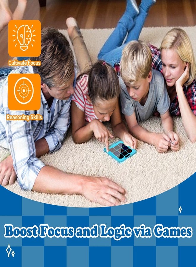 COUOMOXA for tic tac Toe Game: Upgraded 6-in-1 Sensory Toy with Mute - Electronic Portable Console Game Kids and Adults Age 6-12 Years Old Travel - Birthday Gift for Boys Girls - Image 5