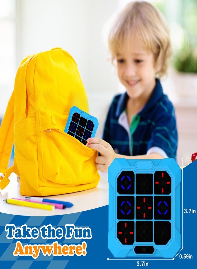 COUOMOXA for tic tac Toe Game: Upgraded 6-in-1 Sensory Toy with Mute - Electronic Portable Console Game Kids and Adults Age 6-12 Years Old Travel - Birthday Gift for Boys Girls - Image 3
