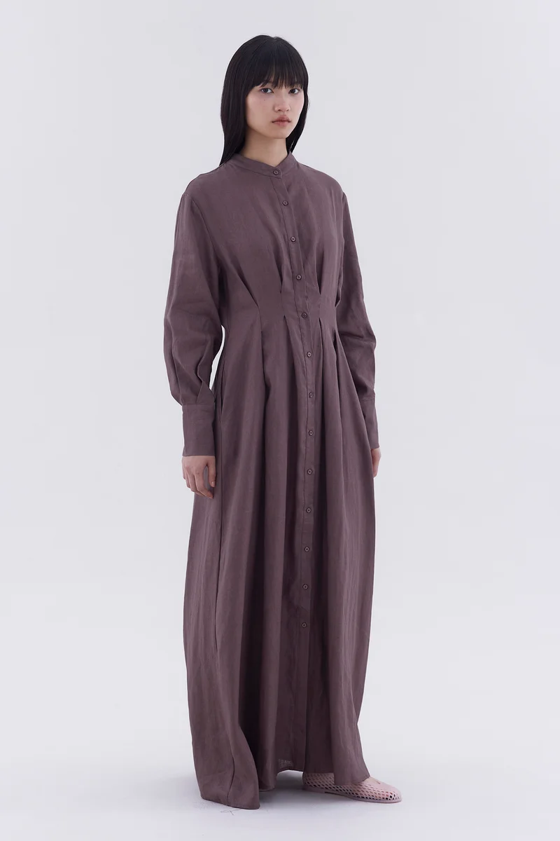 ذا اديتورز ماركت Nolaine Tuck Seam Dress