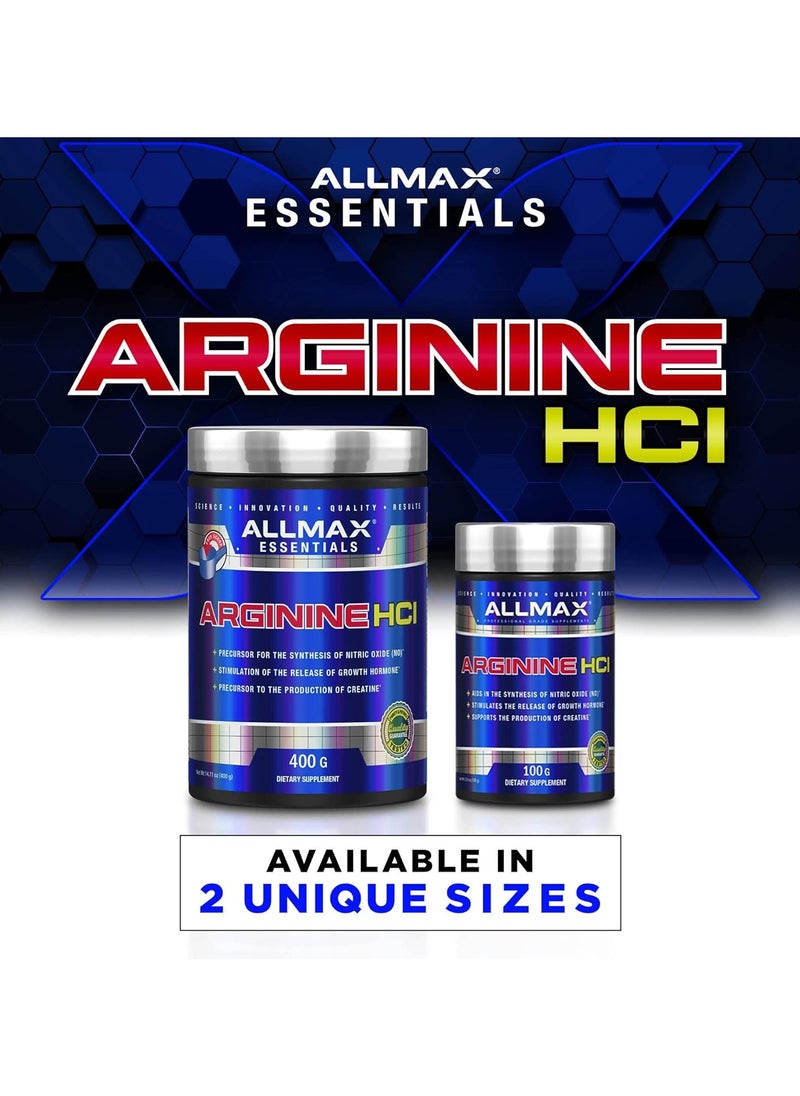 Arginine Hcl Supplement Powder 400 G
