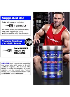 Allmax Arginine Hcl Supplement Powder 400 G  - Image 5