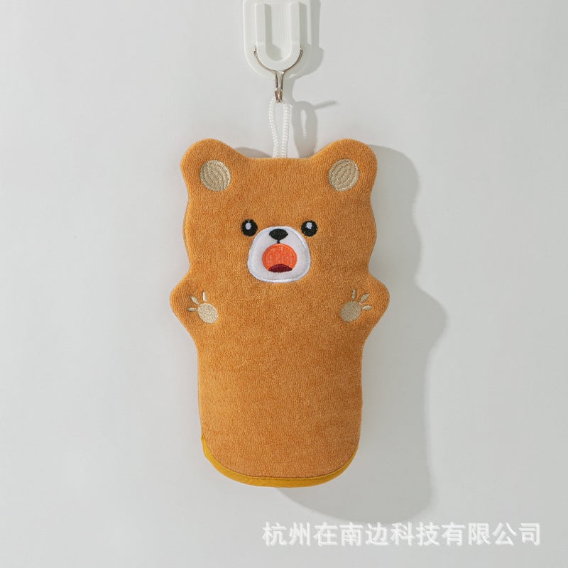 Japanese Cute Children'S Bath Towel Bath Double-Sided Baby Bath Artifact Back Rubbing Bath Towel Does Not Hurt The Skin - Image 1