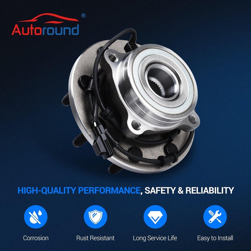 Autoround 515061 4WD Front Wheel Hub and Bearing Assembly for 2003-2005 Dodge Ram 2500 3500 w/ABS 4X4 8 Lug - Image 5