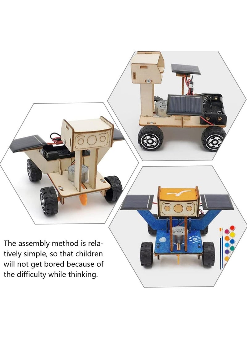 Solar Car Model Kits to Build Science Kit Science Experiment Kit for Applicable to Youth Age Robotic Stem Project Build Educational DIY Stem Set