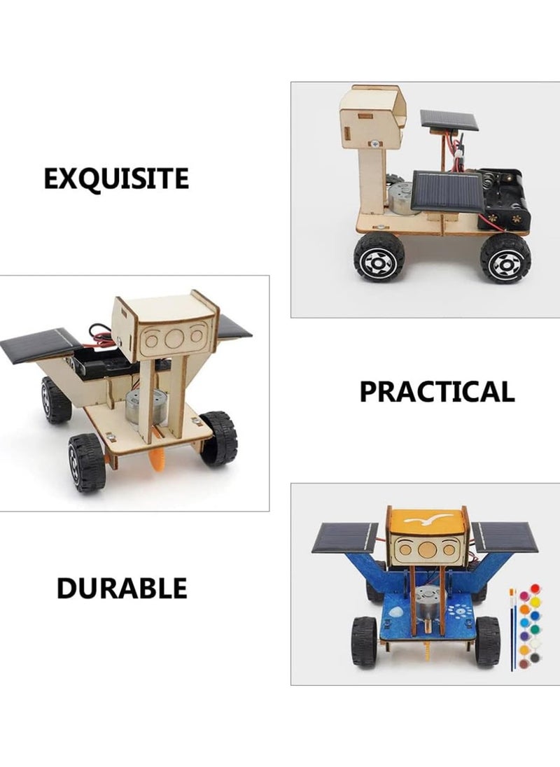 Solar Car Model Kits to Build Science Kit Science Experiment Kit for Applicable to Youth Age Robotic Stem Project Build Educational DIY Stem Set