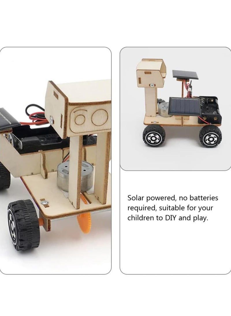 Solar Car Model Kits to Build Science Kit Science Experiment Kit for Applicable to Youth Age Robotic Stem Project Build Educational DIY Stem Set