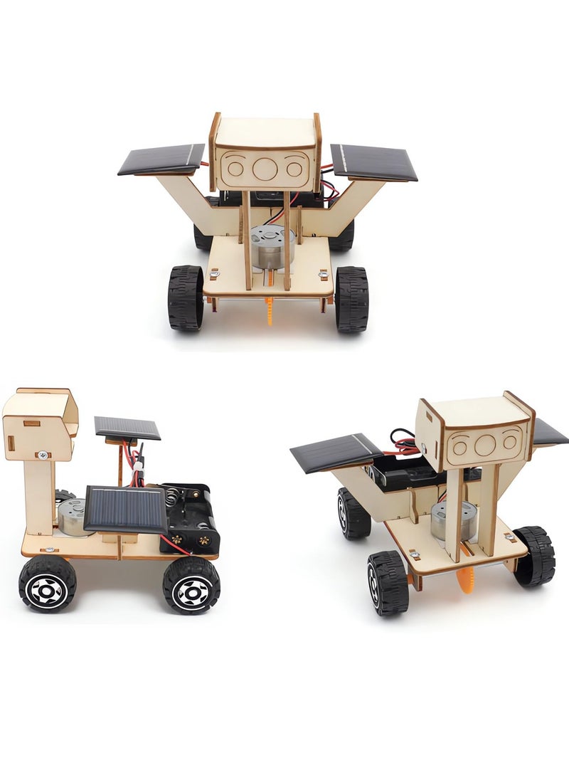 Solar Car Model Kits to Build Science Kit Science Experiment Kit for Applicable to Youth Age Robotic Stem Project Build Educational DIY Stem Set