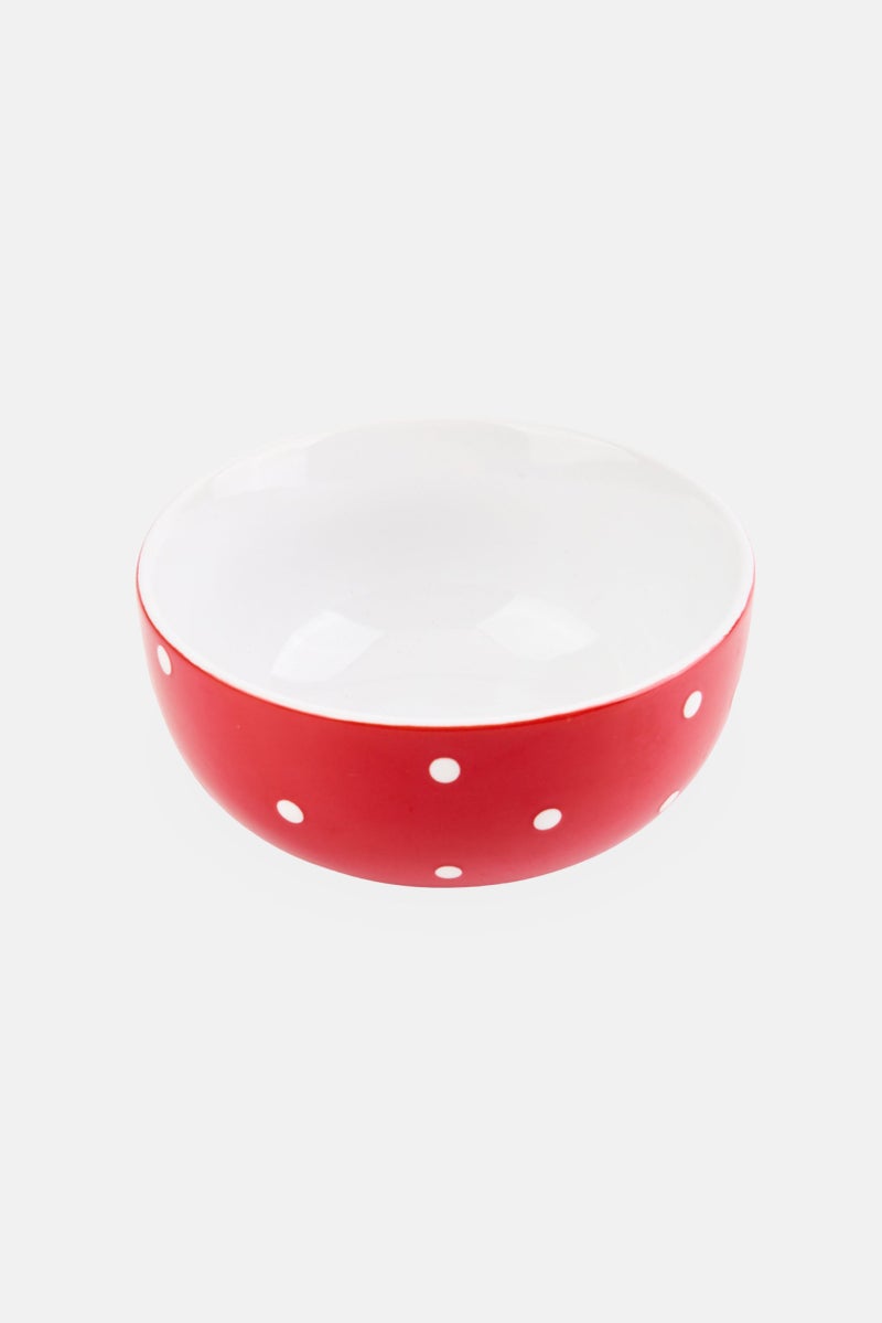 Ritzenhoff & Breker Ceramic Pinto Cereal Bowl 480 ml, Red - Image 1