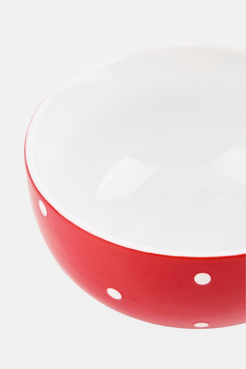 Ritzenhoff & Breker Ceramic Pinto Cereal Bowl 480 ml, Red - Image 3