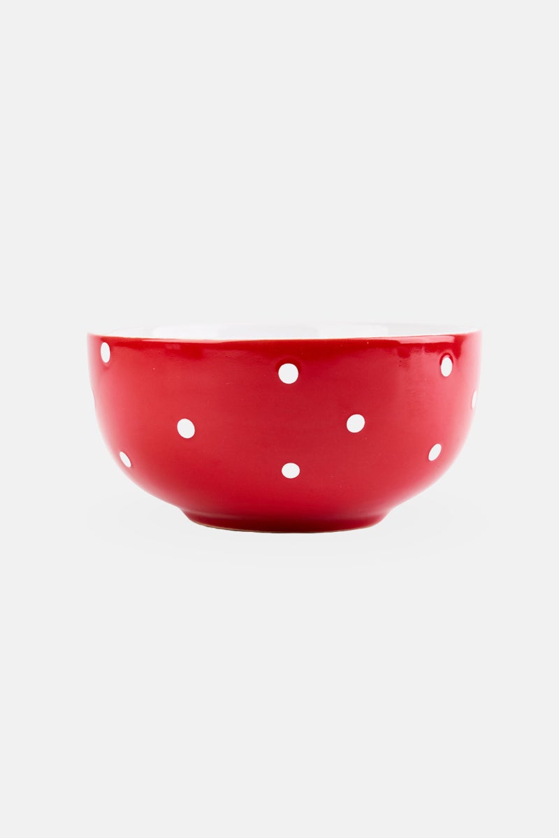 Ritzenhoff & Breker Ceramic Pinto Cereal Bowl 480 ml, Red - Image 2