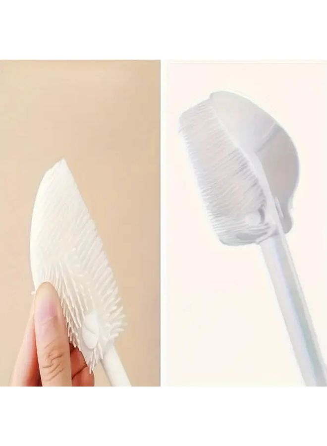 1pc White Portable Bottle Brush For Kitchen Dish Cleaning Reusable - Image 5
