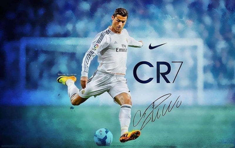 MIZOO Cristiano Ronaldo Poster 12X18 Inch - Image 1