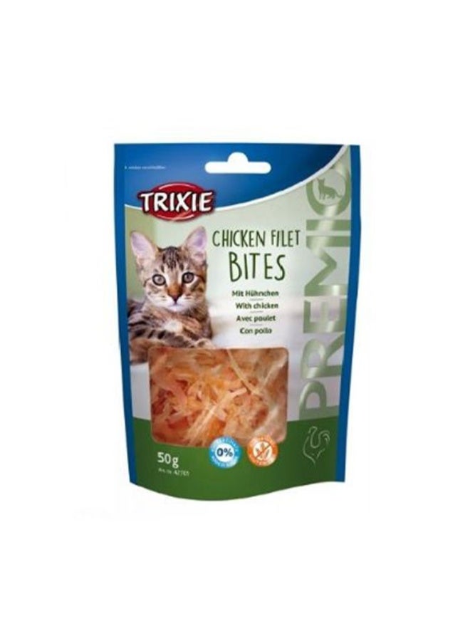 Trixie Premio Bites Chicken Fillets Cat Treats 50G