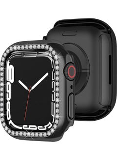 Techmaster Apple Watch 5 6 40MM Compatible Single Row Shiny Stone Rubber Case Cover  - Image 1