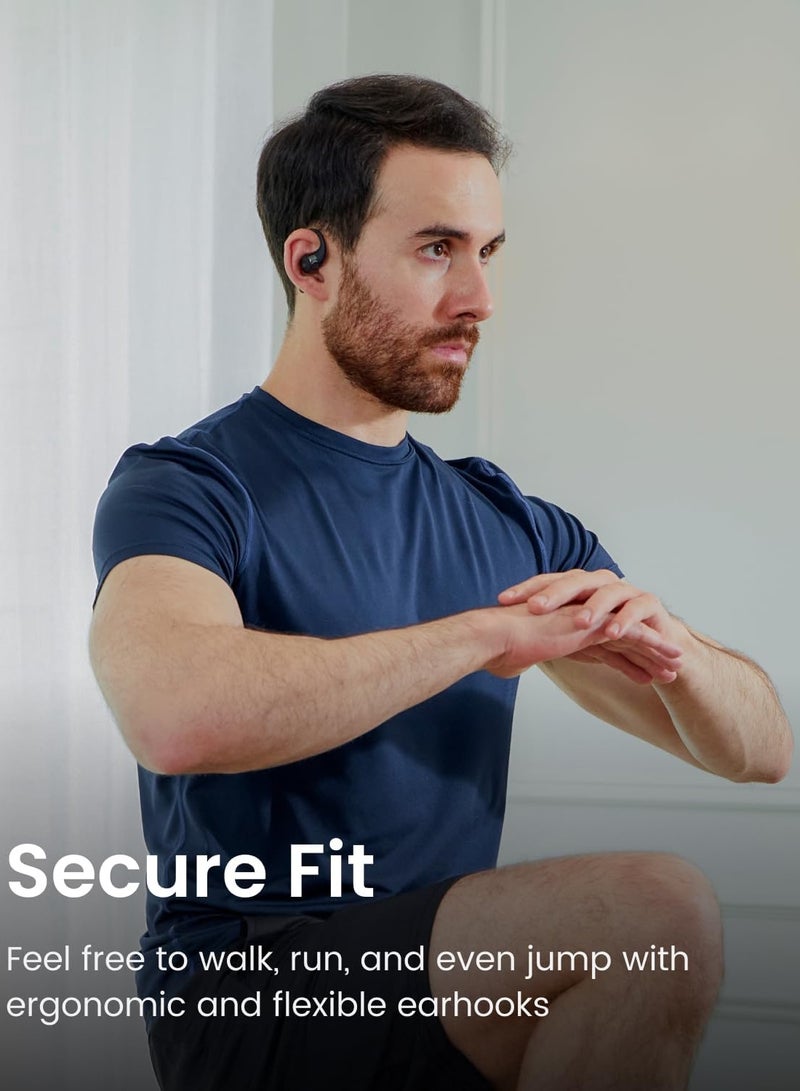 شوكز OpenFit - سماعات رأس بلوتوث لاسلكية مفتوحة الأذن مزودة بميكروفون - Image 4