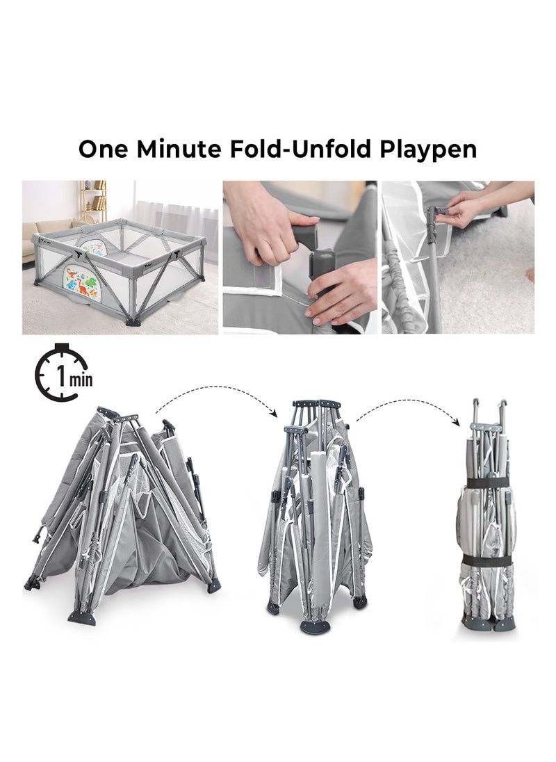 Teknum One-Minute Fold-Unfold Playpen
