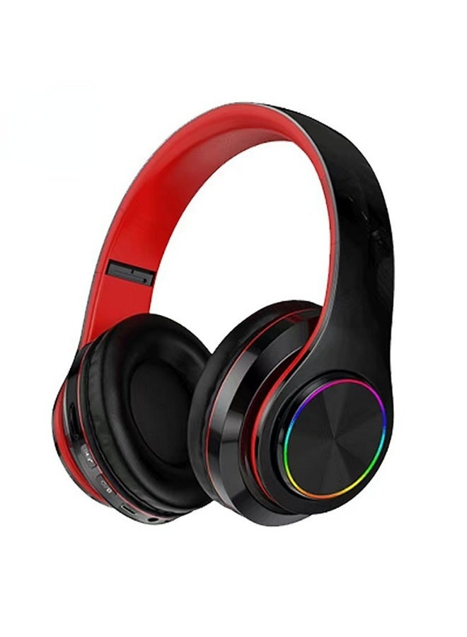 Head-Mounted Gaming Headphones Blutooth Surround Sound Stereo Wireless Earphone with Micro Phone PC Laptop Headset 