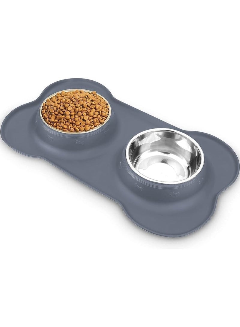 اي 2 سي وعاء حيوانات أليفة من الفولاذ المقاوم للصدأ S2C، وعاء قطط غير قابل للانزلاق، وعاء كلب مرتفع، وعاء طعام للقطط، وعاء طعام وماء للقطط، ملحقات القطط، وعاء للحيوانات الأليفة، صحن قطط، وعاء طعام للكلاب، ملحقات الكلاب - Image 1