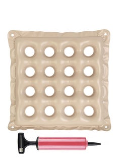 Excefore Inflatable Seat Cushion, 3D Portable Air Seat Cushion, Anti Bedsore Pad for Office Chair, Wheelchair, Orthopedics Pain Pressure Relief, Cushion Camping Seat(Red, 48x48cm)  - Image 1