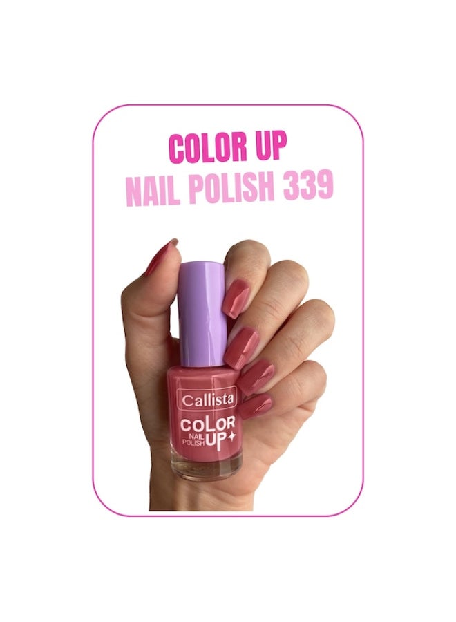 كاليستا طلاء أظافر شفاف 339 – لمسة لامعة، سريع الجفاف، ثابت وطويل الأمد، مقاوم للتقشير - Image 2