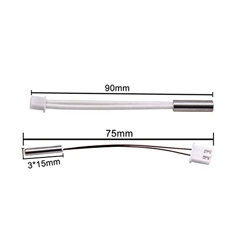 POLISI3D CR6 SE Cartridge Heater 24V 40W + Thermistor HT-NTC100K 300C Degree High Temperature Sensor Compatible with Creality CR-6 Max/CR-5 PRO 3D Printer Accessoriess (Heater) - Image 2