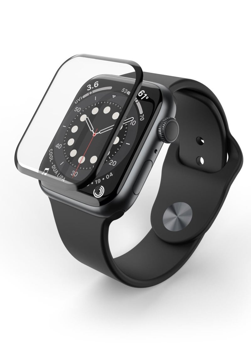 Premium 9H Tempered Glass Screen Protector for Apple Watch 40mm Series 6,5,4 and SE – HD Clear Anti-Glare Anti-Fingerprint, Full Coverage Touch Sensitive Protection - Image 1