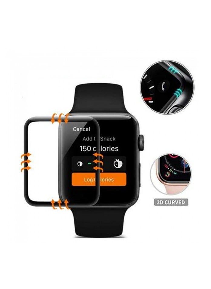 Premium 9H Tempered Glass Screen Protector for Apple Watch 40mm Series 6,5,4 and SE – HD Clear Anti-Glare Anti-Fingerprint, Full Coverage Touch Sensitive Protection - Image 2