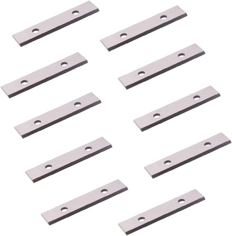 LU&MN 2" (50mm) Paint Scraper Carbide Blades Double-Edged Reversible Replacement Blade (50X12X1.5mm), Pack of 10, Suitable For Most Hand-Held Scrapers By - Image 4
