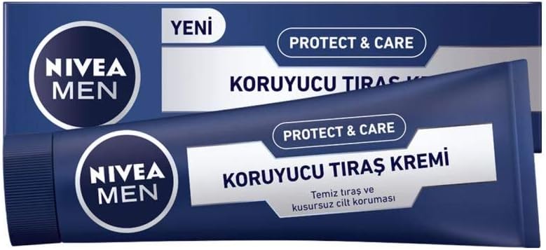NIVEA MEN Protect & Care Shaving Cream with Aloe Vera - Image 3