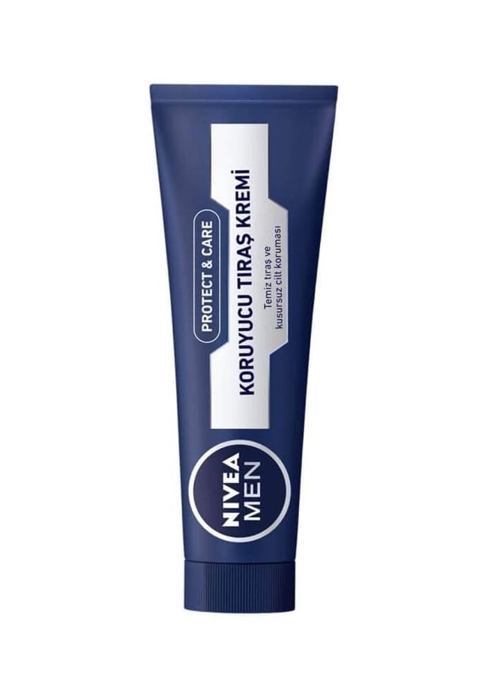 NIVEA MEN Protect & Care Shaving Cream with Aloe Vera - Image 2