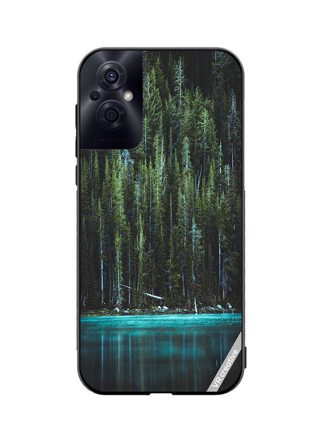 VR CREATIVE Protective Case Cover For Oppo Reno8 Z Lake Design Multicolour - Image 1