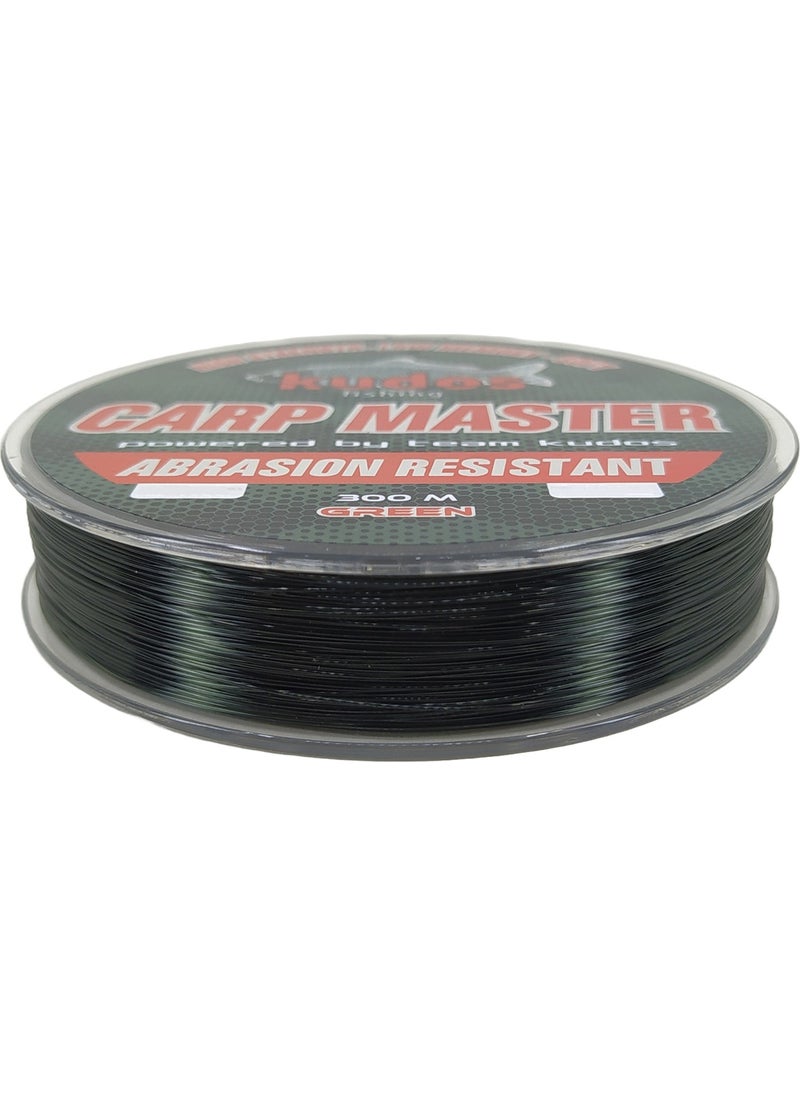 Kudos Carp Master 300M Green Fishing Line Low Memory Soft Fishing Line  - Image 1