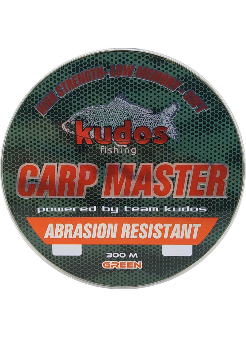 Kudos Carp Master 300M Green Fishing Line Low Memory Soft Fishing Line  - Image 4