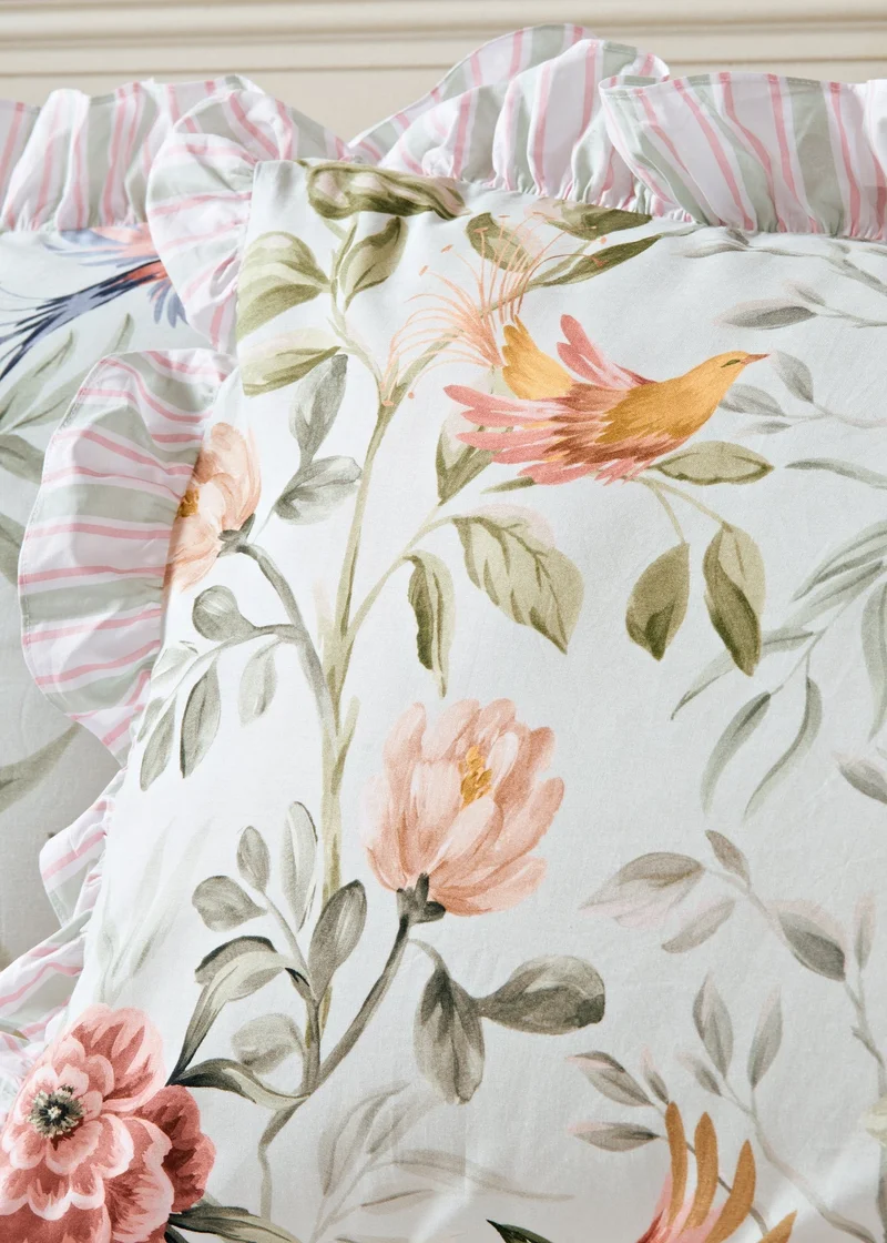 ماتلان Multicolour Bird Floral Duvet Set